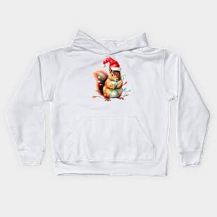 Xmas Squirrel Kids Hoodie